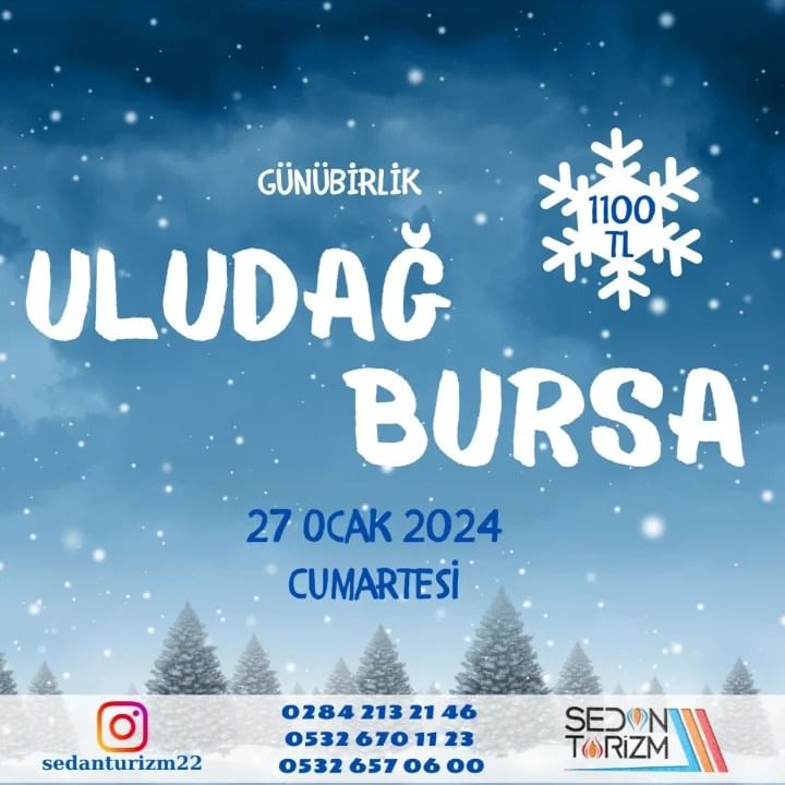 Günü Birlik Uludağ/Bursa Turu