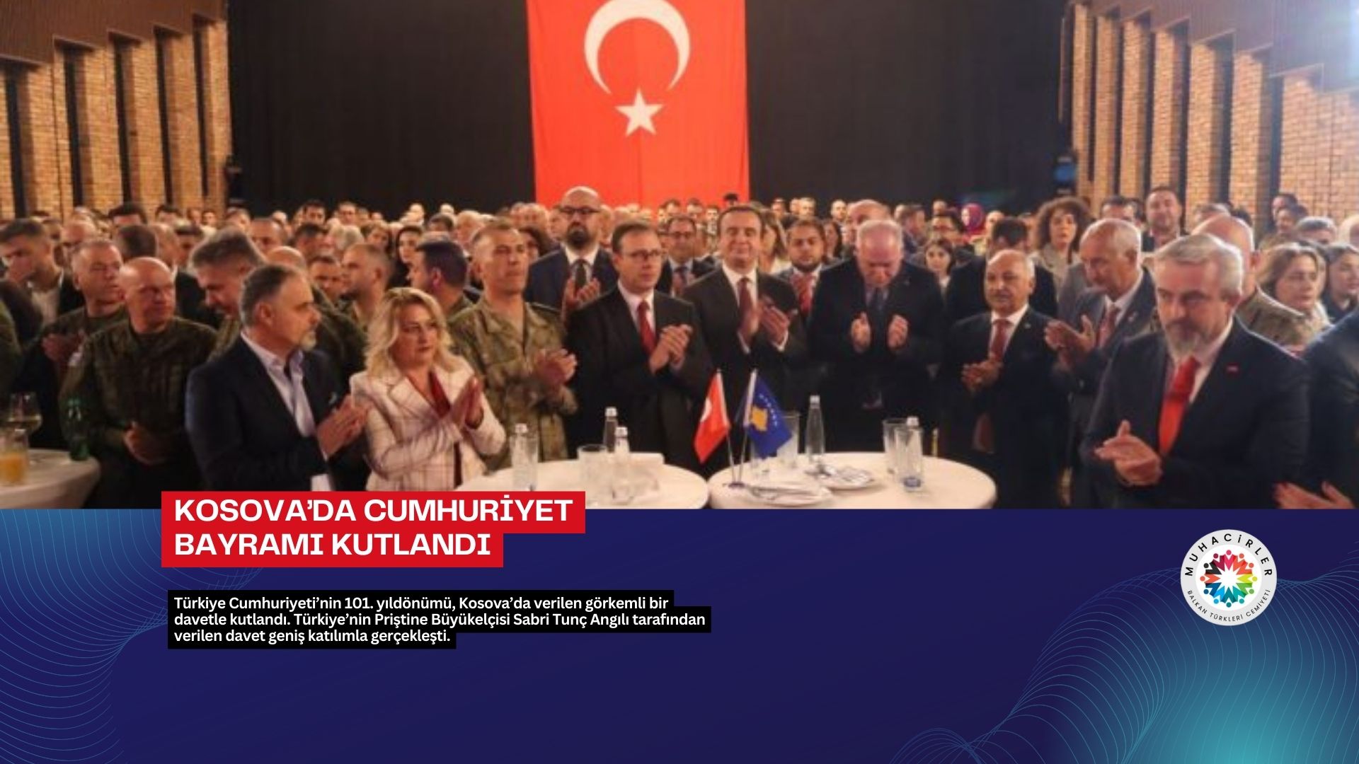 Kosova’da Cumhuriyet Bayramı kutlandı